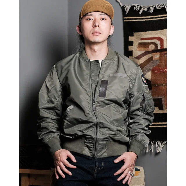 Simons Vintage Military MA1(Light Type)coat Spring Autumn USAF L2B Flight  Jacket Amekaji​ Reissue Original L2-B Flight Jacket - AliExpress