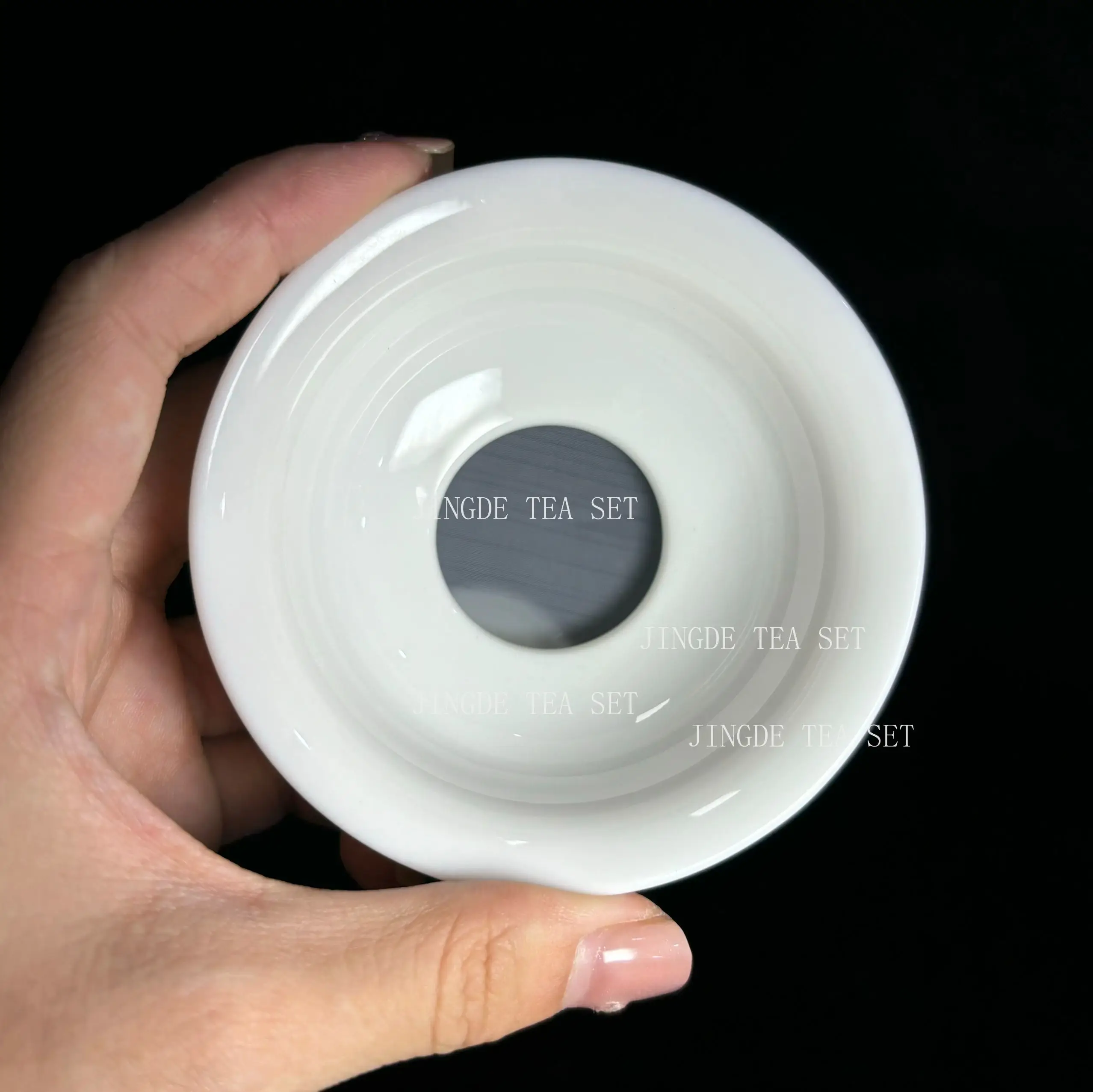 Household Ceramic Tea Strainer White Porcelain Tea Filter Supplies Chinese Teaware Accessories Creative Tea Table Decoration