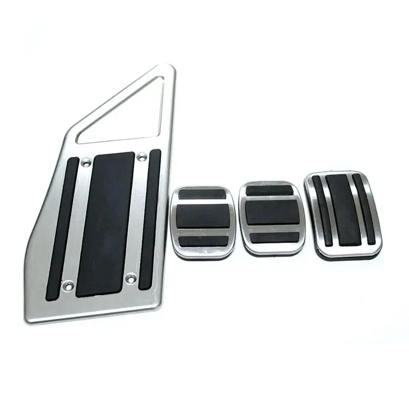 Car Pedals Cover For Peugeot 3008 5008 GT DS DS7 CROSSBACK LHD Pedal Pad Mats Cover Rest Brake Accelerator Fuel Gas 3
