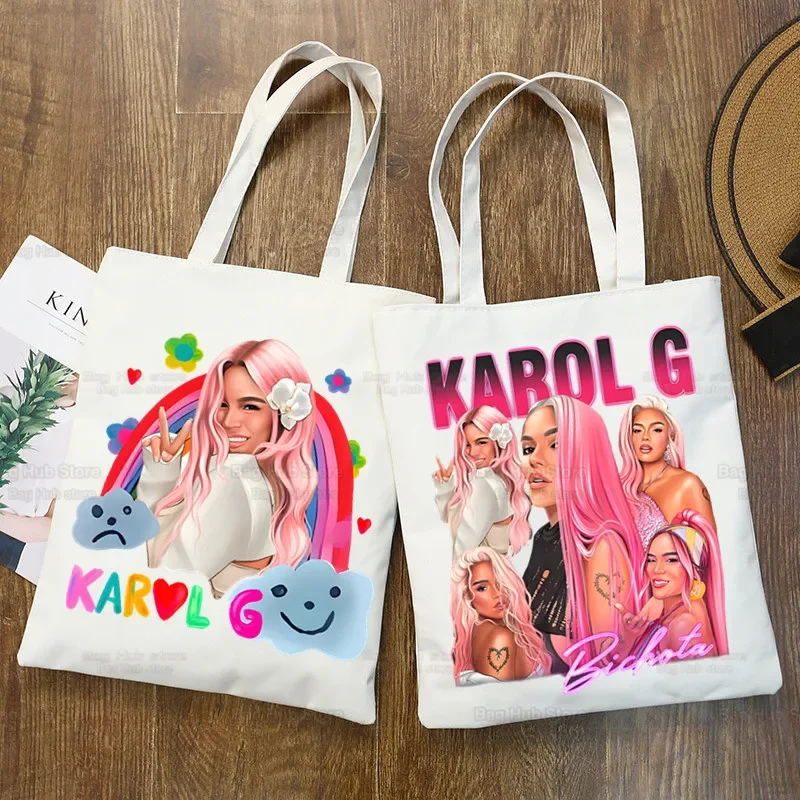 Manana Sera Bonito Karol G Merch Женские и мужские сумки Холст Завтра бути красивыми сумками-тоут Многоразовая хлопковая вместительная сумка для покупок