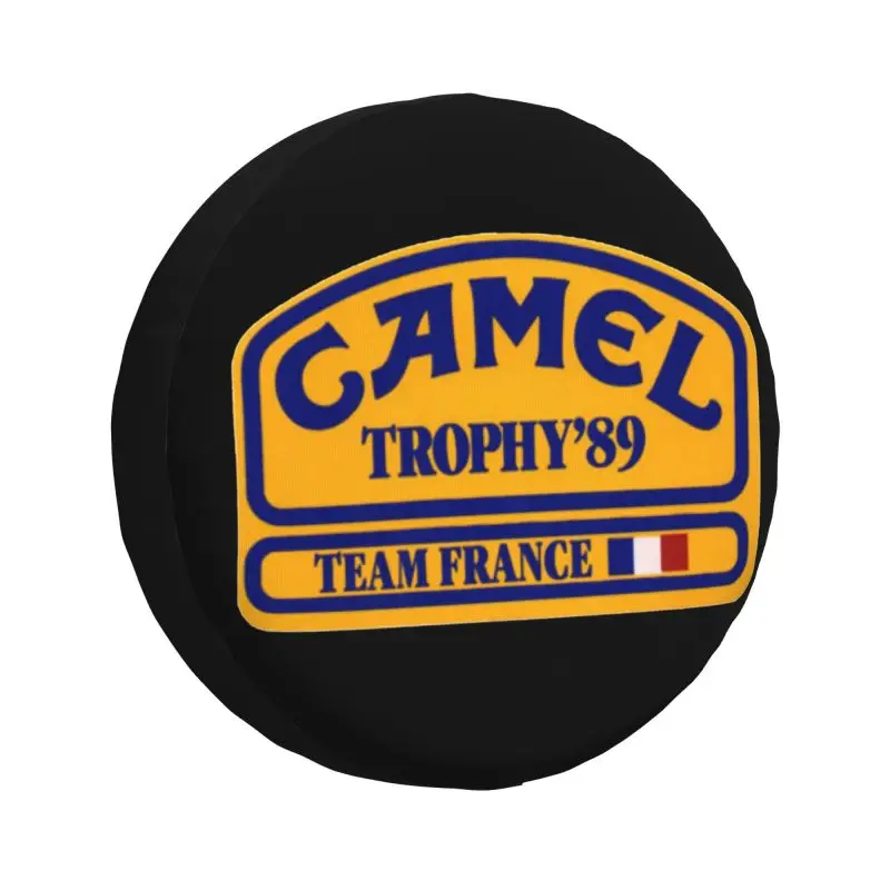 Camel Trophy Logo Spare Tire Cover for Jeep Pajero SUV RV 4WD Car Wheel Protectors Accessories 14