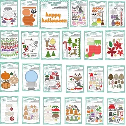 Christmas Halloween Gnome Metal Cutting Dies  Decor Scrapbooking DIY Craft Cut Card Paper Punching Embossing Handmade 2023 New