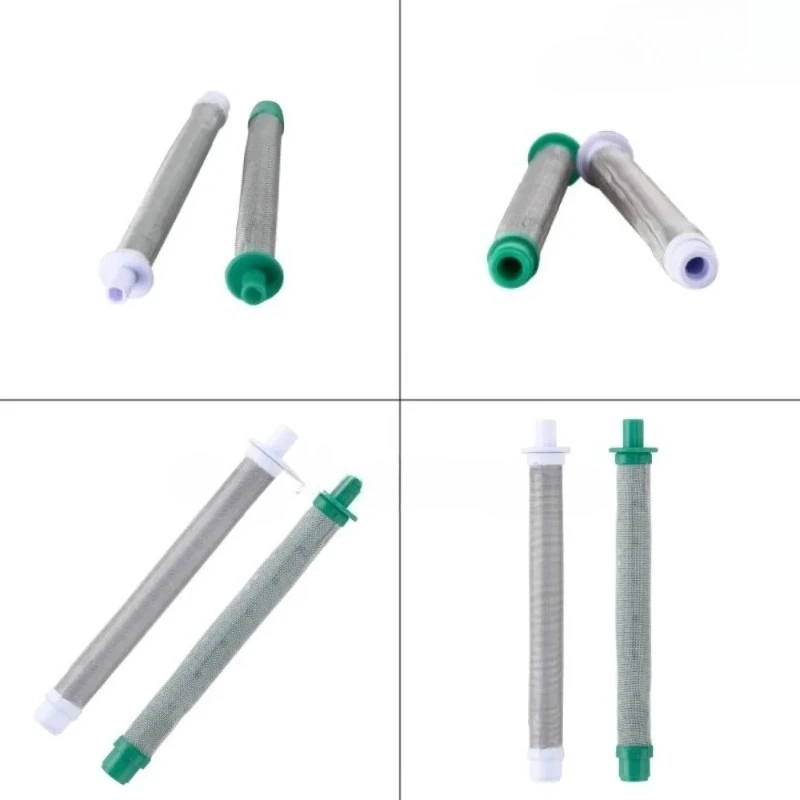 Topspray 2/5/10/20/50/100 قطعة فلتر بندقية الطلاء بدون هواء 60/100 شبكة احترافية لأجزاء بندقية الرش بدون هواء 818C 821 #4