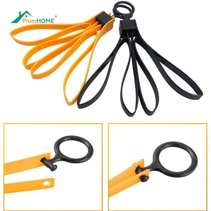 1 PCS Tactical Plastic Cable Tie Strap Handcuffs CS Decorative Belt Yellow Black Orange