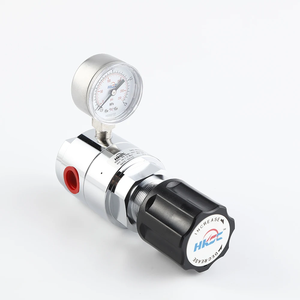 HC81 Industrial Stainless Steel Air Pressure Regulator Ripple Type Standard Flow Rate Pressure Regulating for Factory Equipment