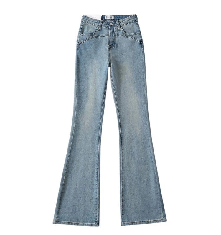 

High Waist Elastic Slimming Jeans Fall Winter New Sle Women's Faionable Long Pants Micro Spicy Peach Butt Match All