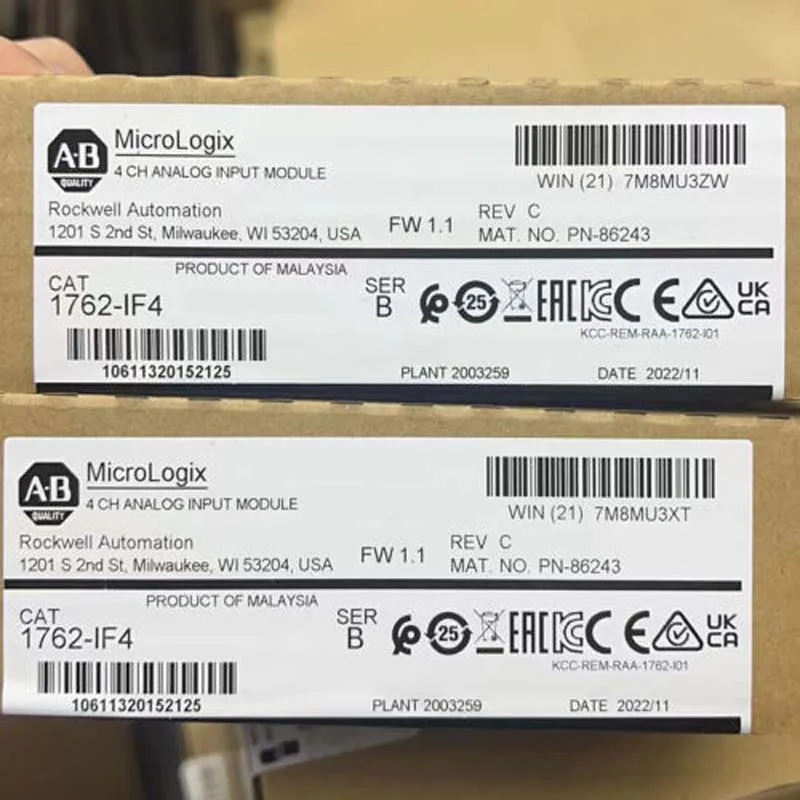 

New Original 1762-IF2OF2 1762-IF4 1762-IQ8 1762-IQ32T 1762-IQ16 1762-IR4 Allen-Bradley POINT I/O Modules EtherNet/IP
