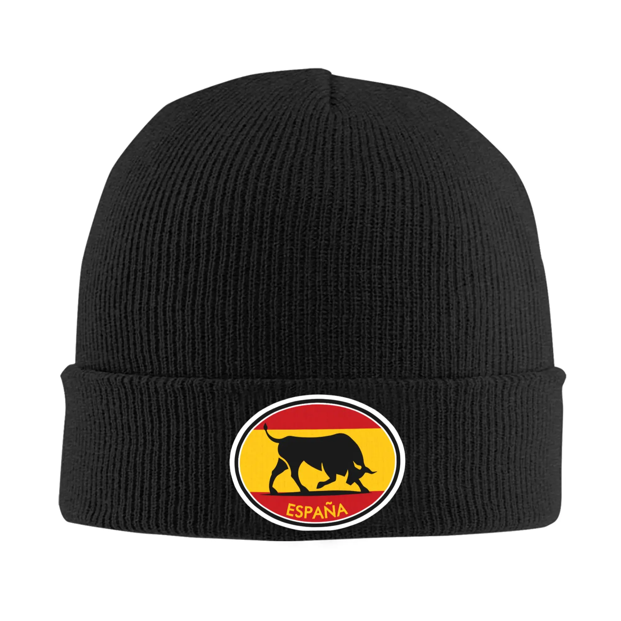 Make Spain Great Again Spanish Bull Knitted Hat Beanie Autumn Winter Hat Warm Acrylic Street Bullfighting Caps Men Women  Gifts