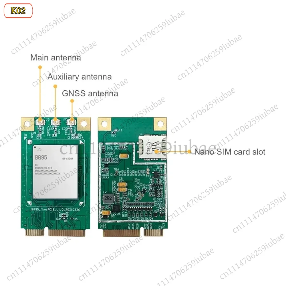 Mini PCIe Multi-Mode LPWA Module with SIM Card LTE Cat M1 NB2 EGPRS GNSS ARM Cortex A7 Modem Functionality Version