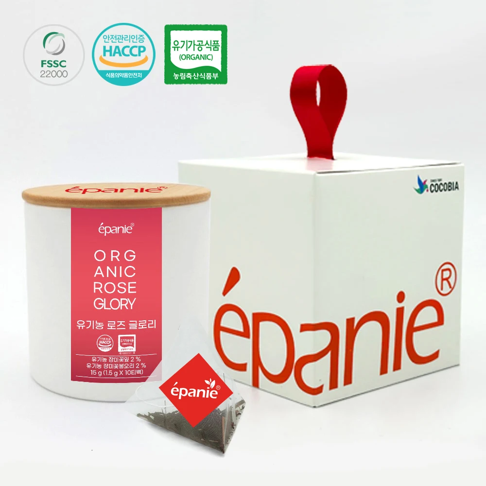 에빠니 클래식 유기농 허브차 로즈글로리 10티백 허브티 차 선물세트