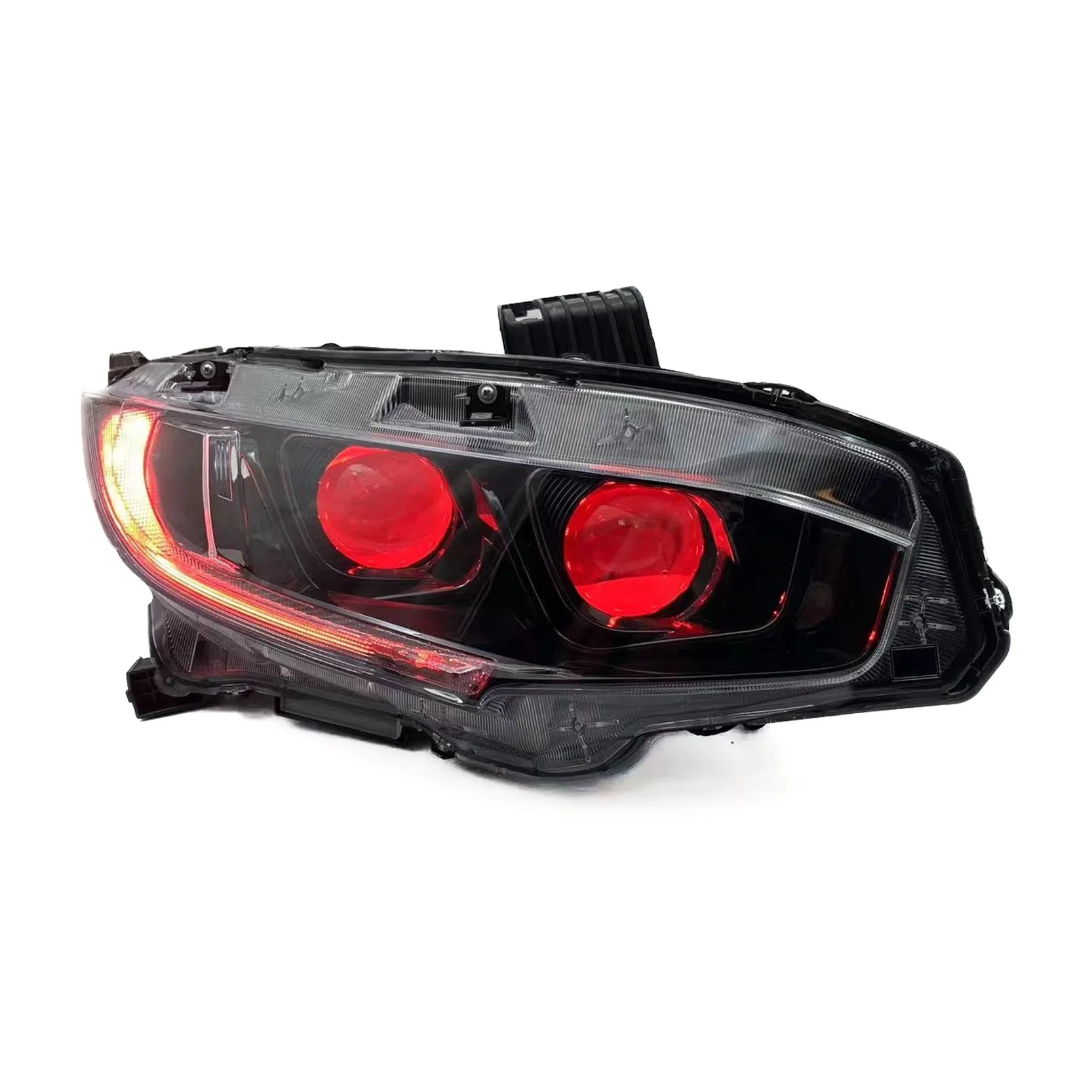 LED headlight for Honda civic 10th modified Devil eye front lamp Turn signal Daytime running lamp