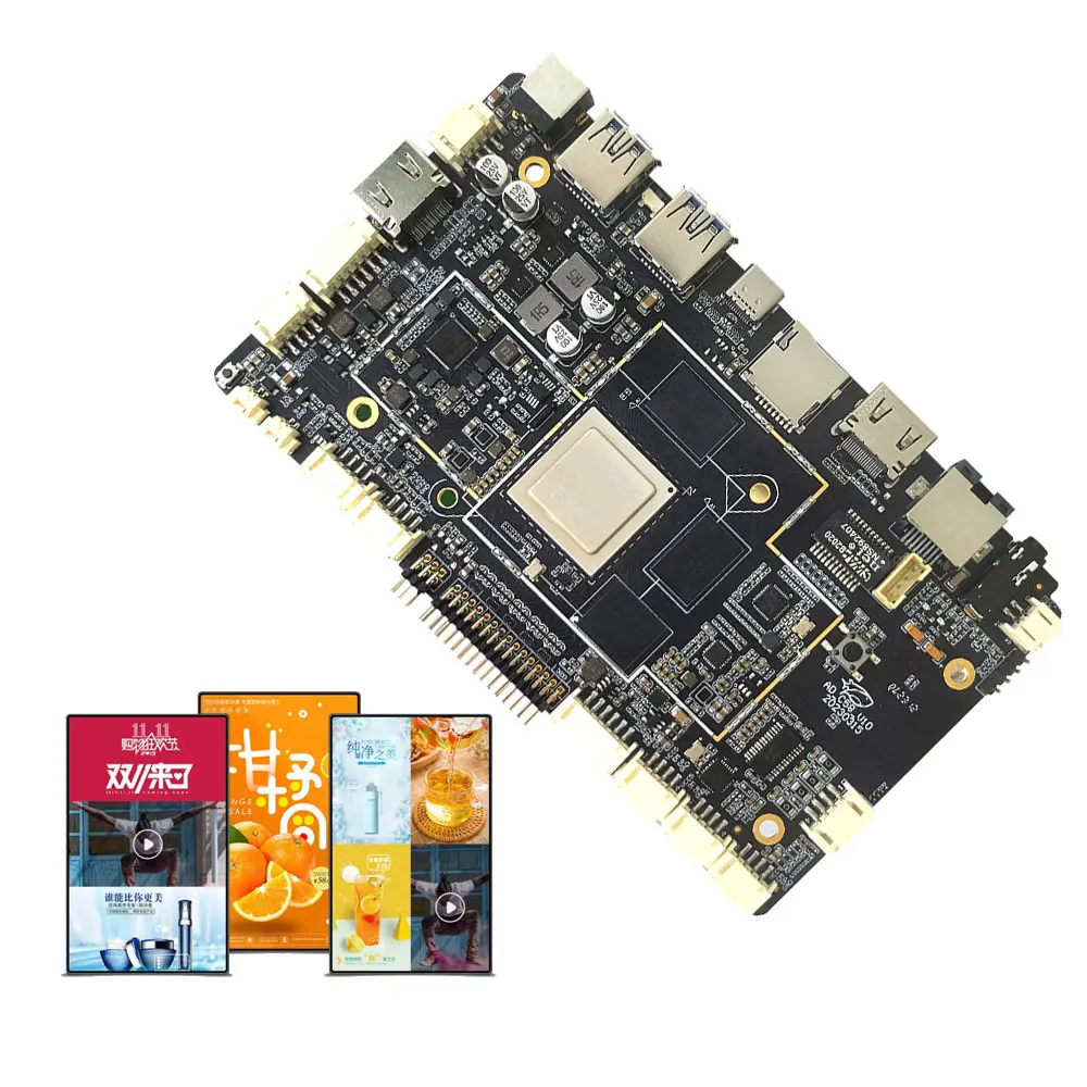 

Rockchip RK3588 Android Digital Signage Boards с LTE 5G WiFi LAN HD 6.0 NPU Модель материнской платы промышленной интеллектуальной машины