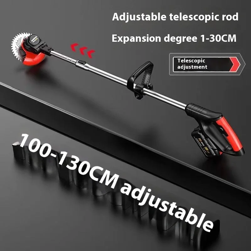 Portable High-Power 125cc Brushless Lawn Mower Long-Endurance Lithium Battery Industrial Household Agricultural DIY Harvesting