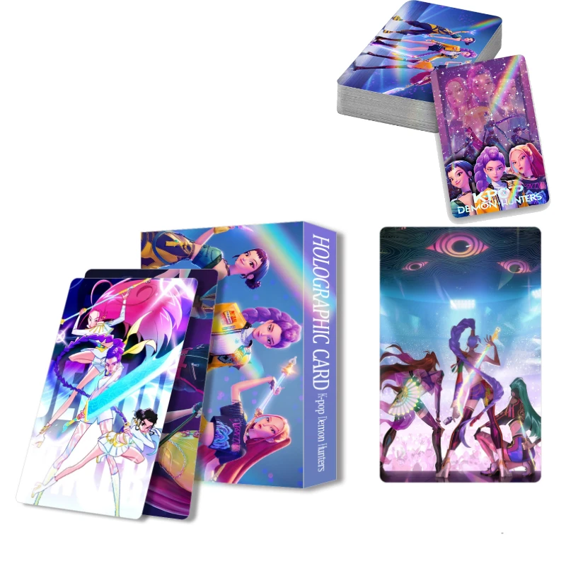 30 قطعة K-POP Huntrix Derpy SAJA الأولاد صور بطاقات أنيمي هانت الكرتون سلسلة LOMO بطاقات صغيرة التجارة لمحبي بطاقات ألعاب الهدايا