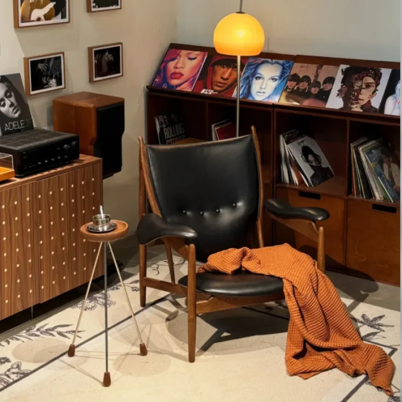 Chief chair, single leather sofa chair