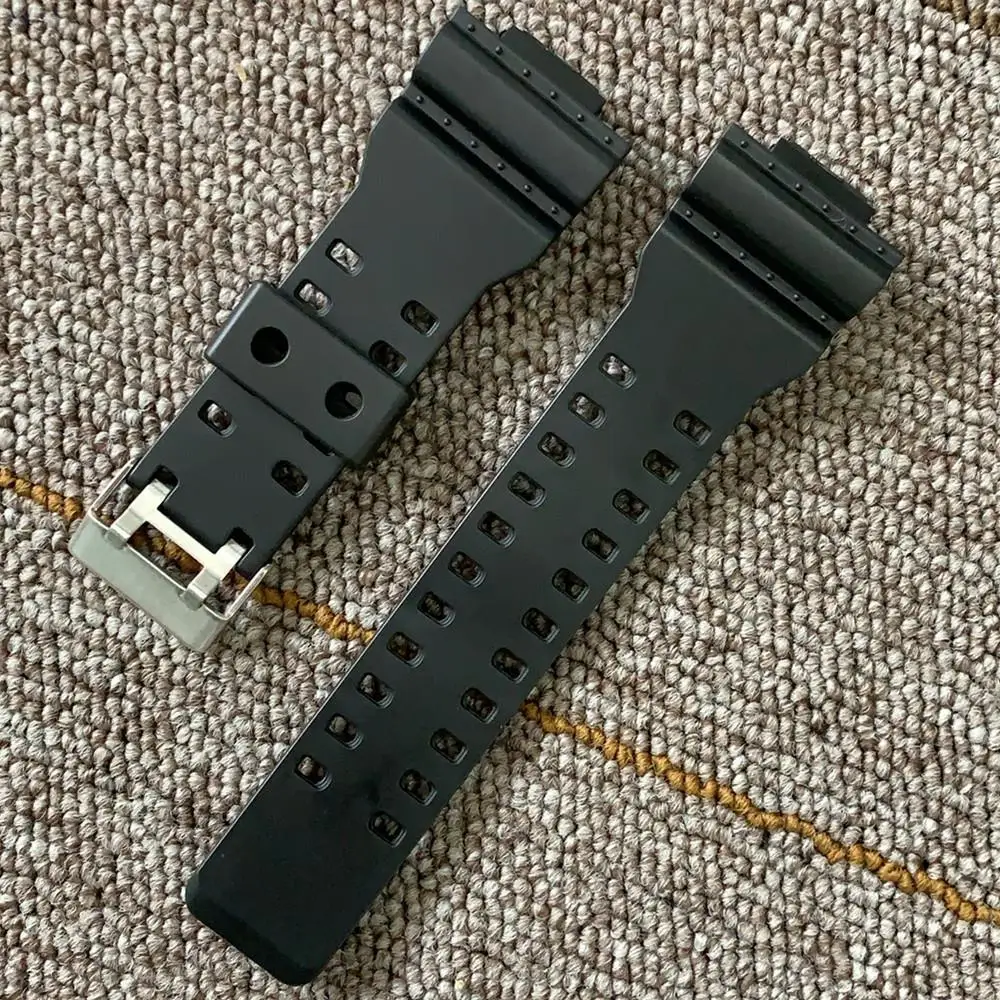 16mm PU Watchband for Casio G-Shock GA-110 GA-100 GD-100 Men Sports Waterproof Replacement Bracelet Band Strap watch bracelet