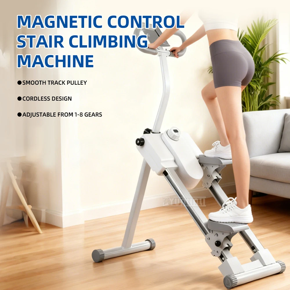 Yunlin Li Folding Exercise Bike Home Gym Equipment Stationary Bicycle Compact