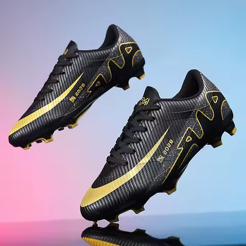 New Men's Football Boots Cleats Non-Slip Sneakers Training Adult High Quality Soccer Shoes FG Unisex Sneakers Boy Drop Shipping