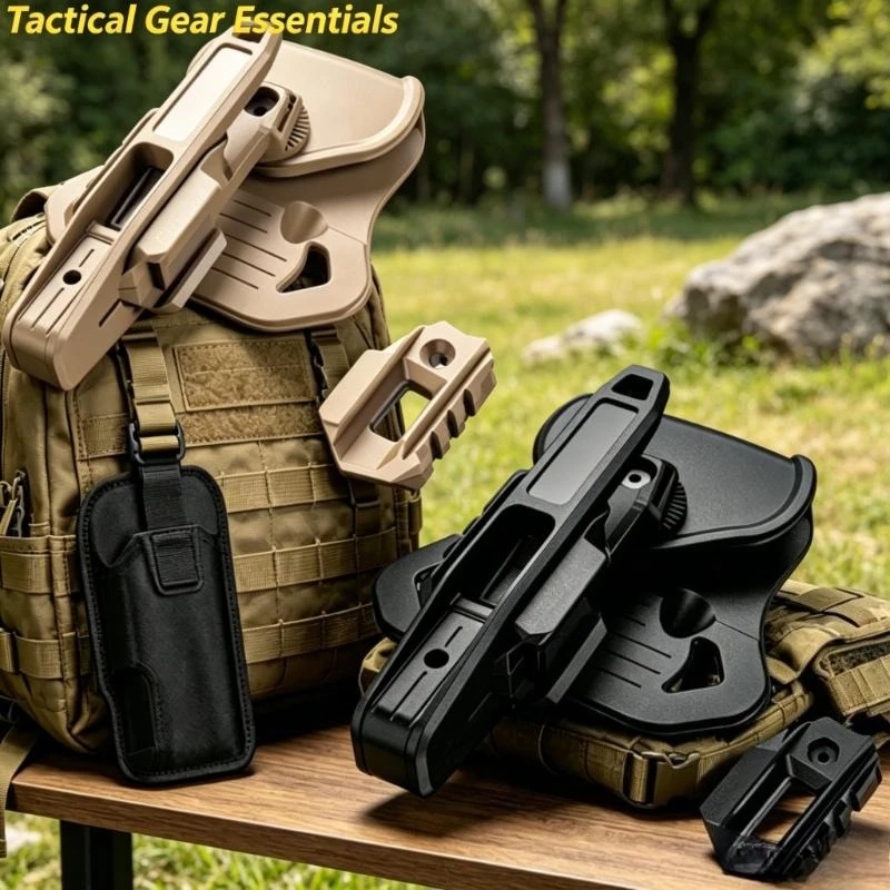 

Quick Draw Tactical Gun Holster Airsoft Hunting Pistol Holster Belt Case for All Double Stack 9mm/SW40/357 Airsoft Accessories