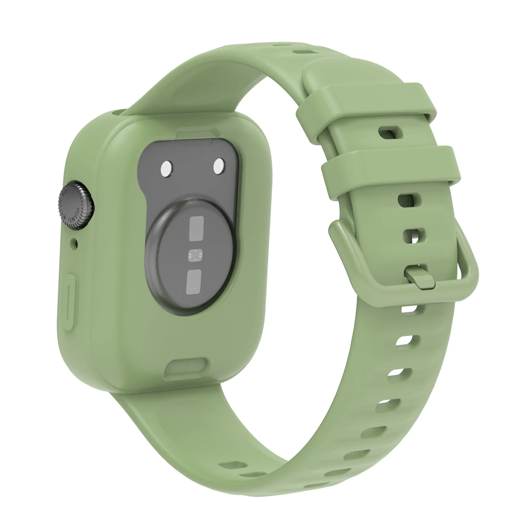 Pulseira de silicone para huawei watch fit 3, pulseira protetora de tela para huawei fit 3, acessórios de substituição para relógio