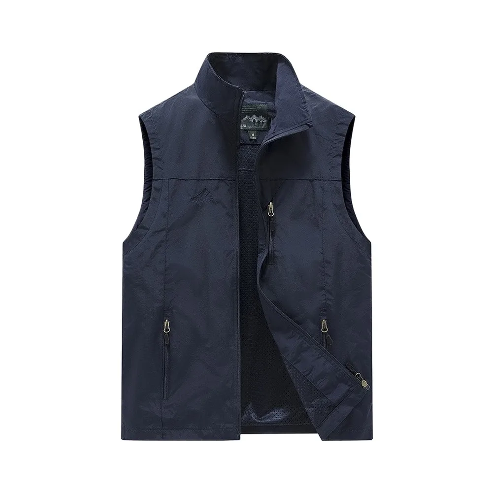 sleeveless-waistcoat-for-men-solid-color-casual-outdoor-jacket-polyester-lightweight-spring-summer-autumn-wear