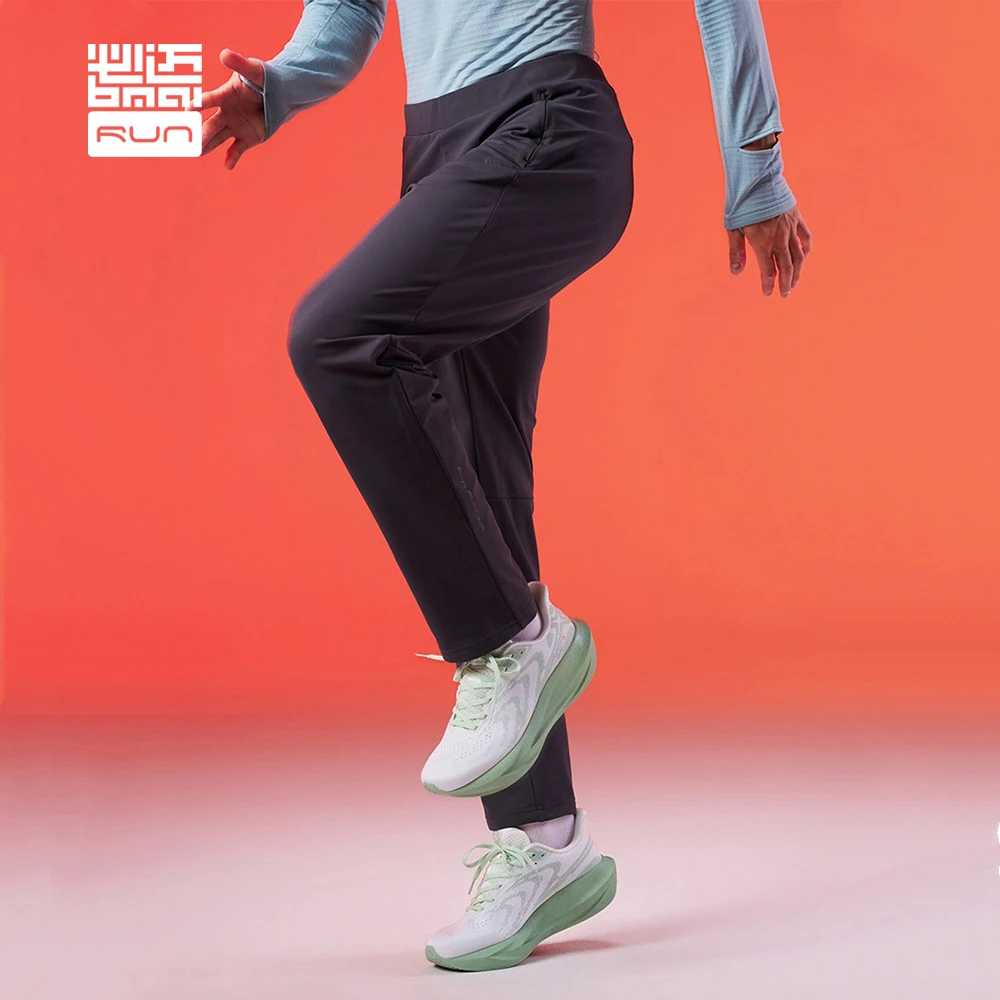 BMAI зимние беговые спортивные штаны для бега в тренажерном зале, мужские уличные брюки для бега, мужские ветрозащитные повседневные мужские брюки с контролем температуры BMAI зимние беговые спортивные штаны для бега в тренажерном зале, мужские уличные брюки для бега, мужские ветрозащитные повседневные мужские брюки с контролем температуры