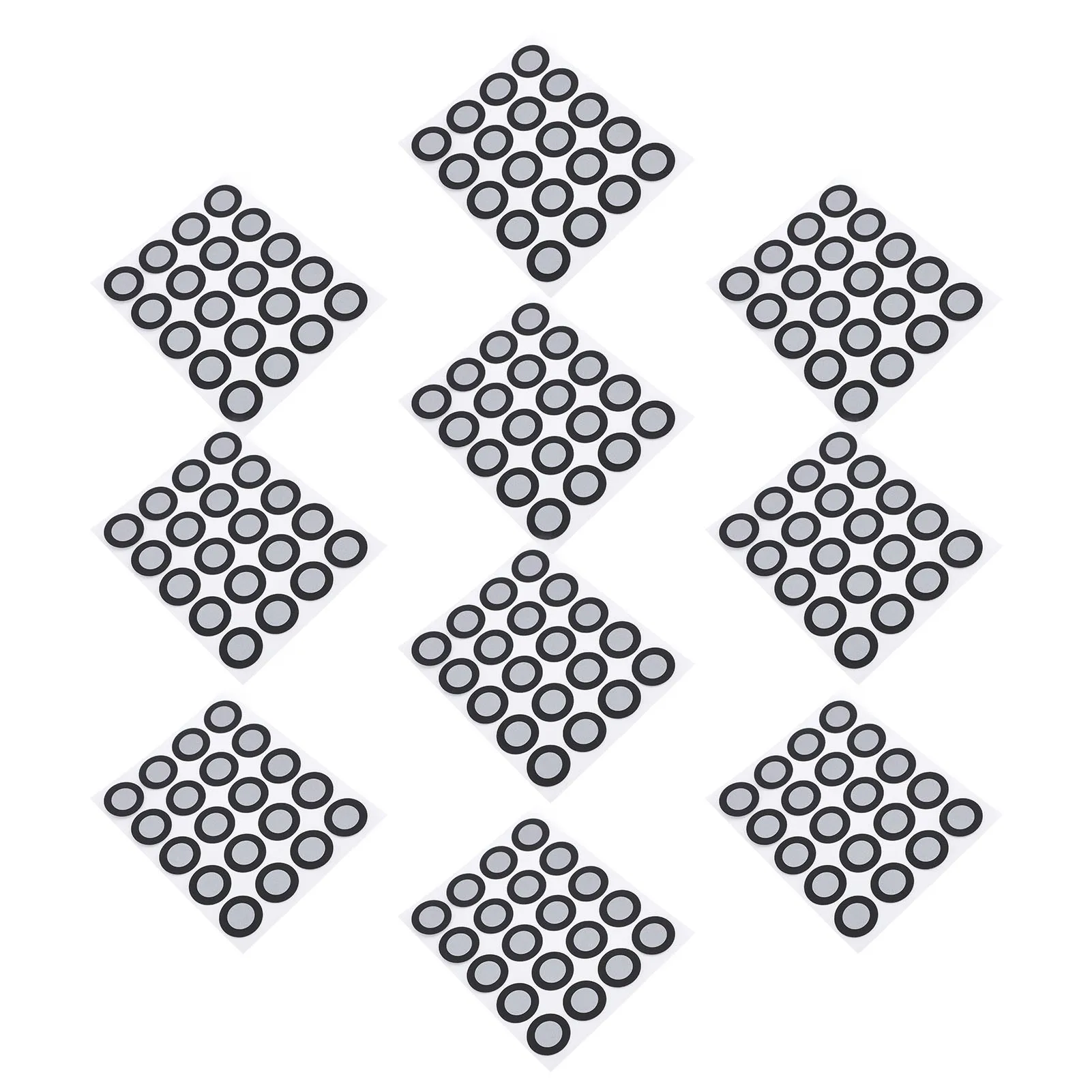 200 Pcs 3D Scanning Marker 12mm ID 19mm OD Precise Tracking Reference Point and Diffuse Reflection Marking Dot