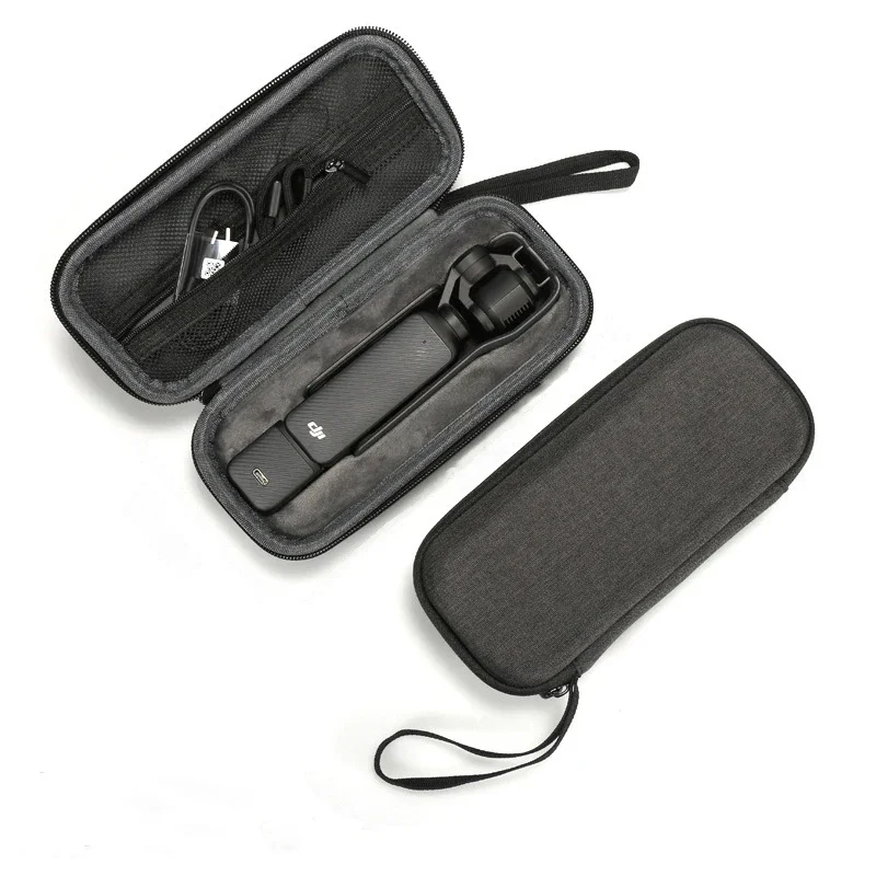 Mini Portable Case Nylon Hard Shell Bag Shockproof for Threaded Handle Gimbal Camera Storage for DJI Osmo Pocket 3 Accessories