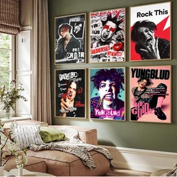 Yungblud New Custom Rock Vintage poster Sticky Whitepaper Prints poster opere d'arte poster adesivi murali