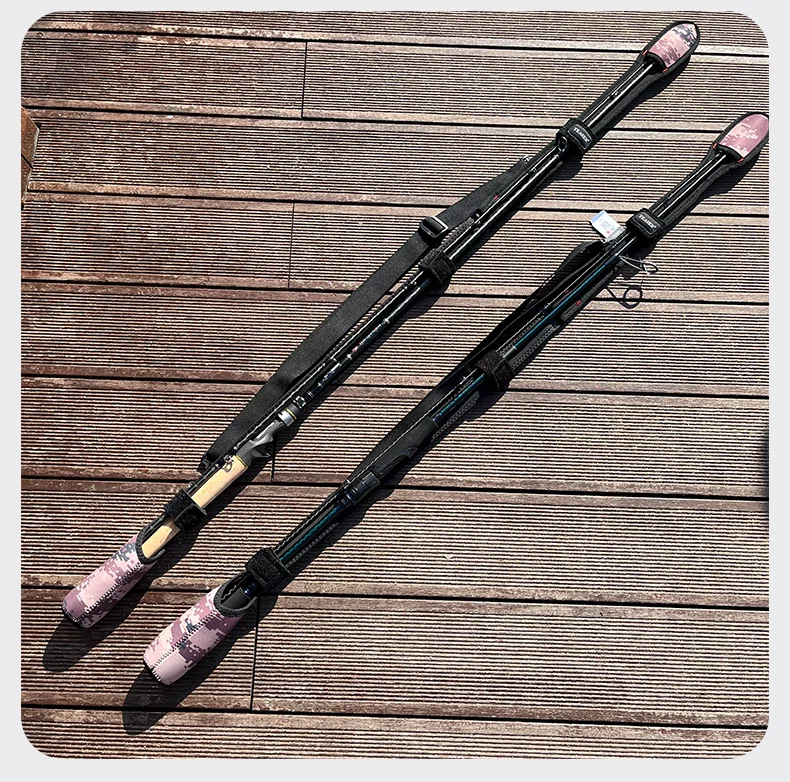 TEASER Lure Rod Schutztasche mit Doppelköpfen, verstellbare elastische Hülle, Hand- und Schultertasche, tragbare Outdoor-Radtasche – Detail 12