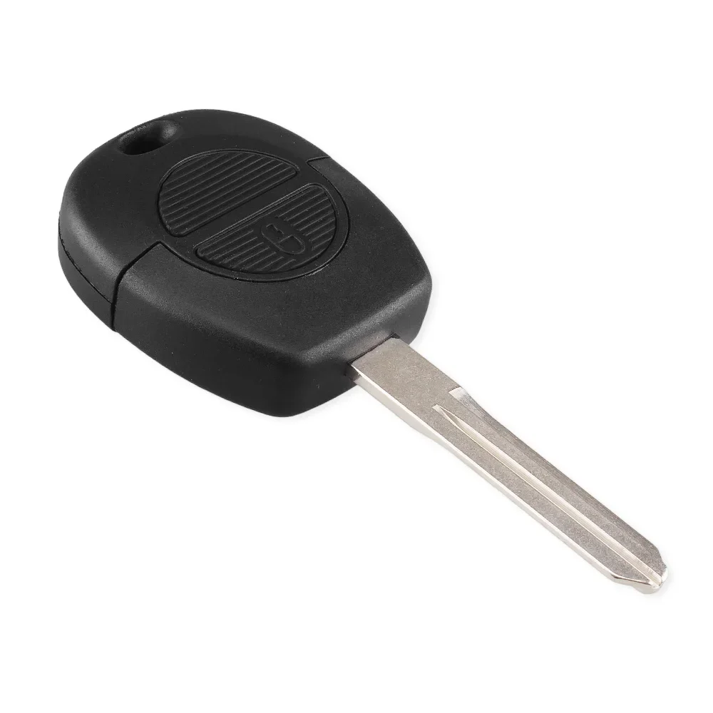 KEYYOU 2 pulsanti chiave a distanza per auto Shell Case Combo lama non tagliata per Nissan Primera Micra Terrano Almera X Trail Flip Fob Car Key