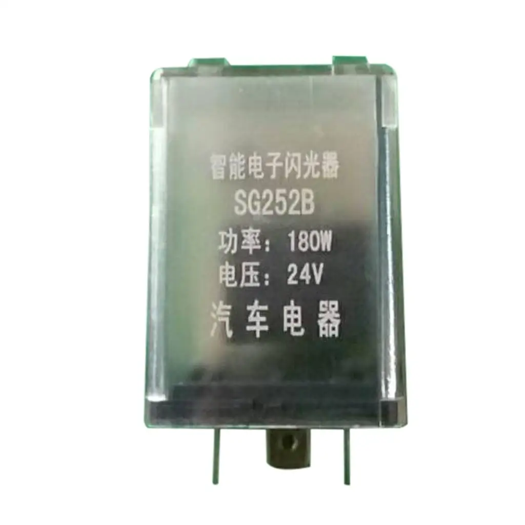 

24 В 3-контактное электронное светодиодное реле мигалки для автомобиля, мотоцикла, указателя поворота