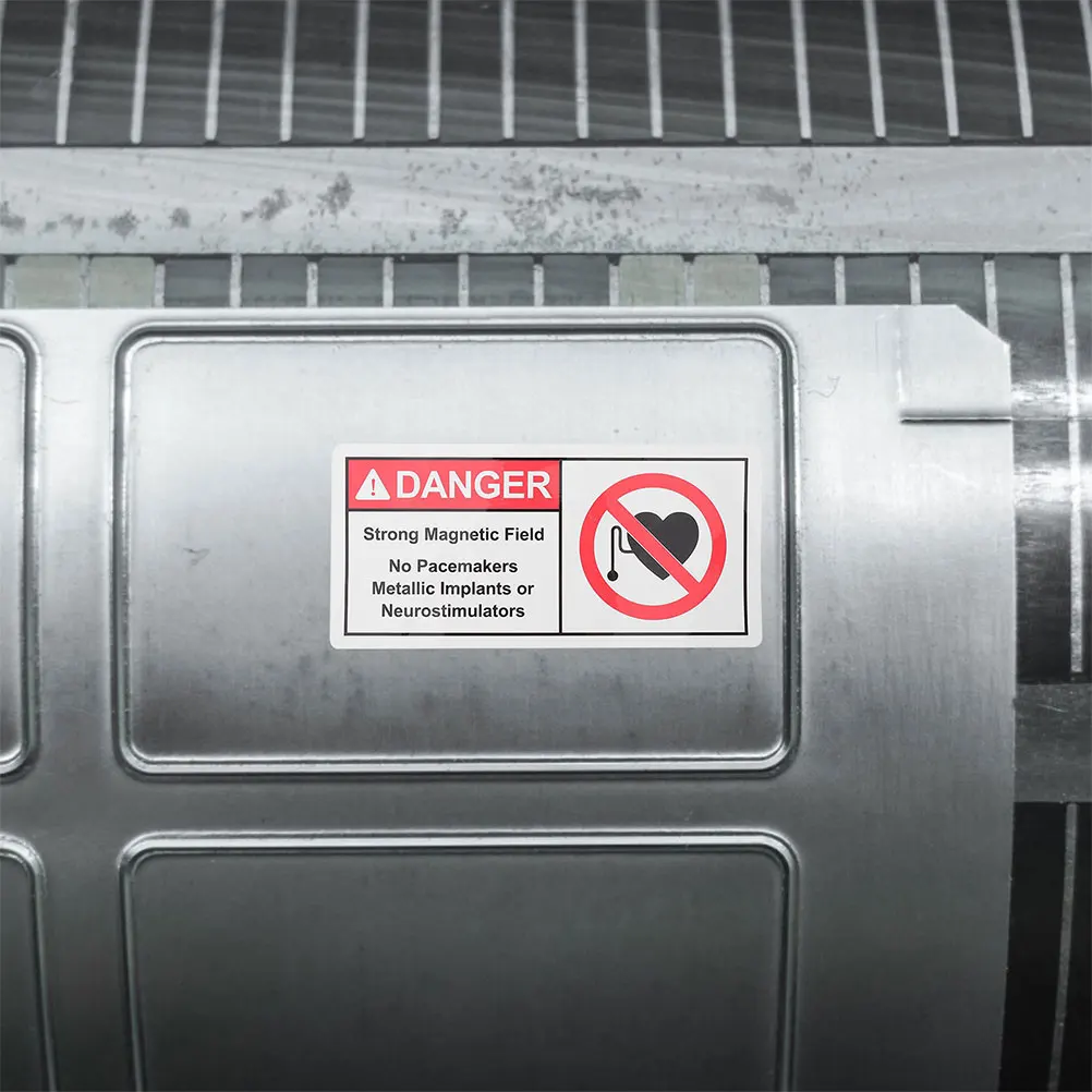 

2pcs Warning Stickers Magnetic Field No Safety Signs Security Decal Caution Label Adhesive Sticker Replacement
