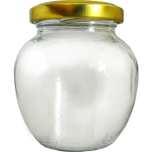 Pasabahce 210 cc Oval (Egg) Glass Jar Kapaklı-24 Pcs