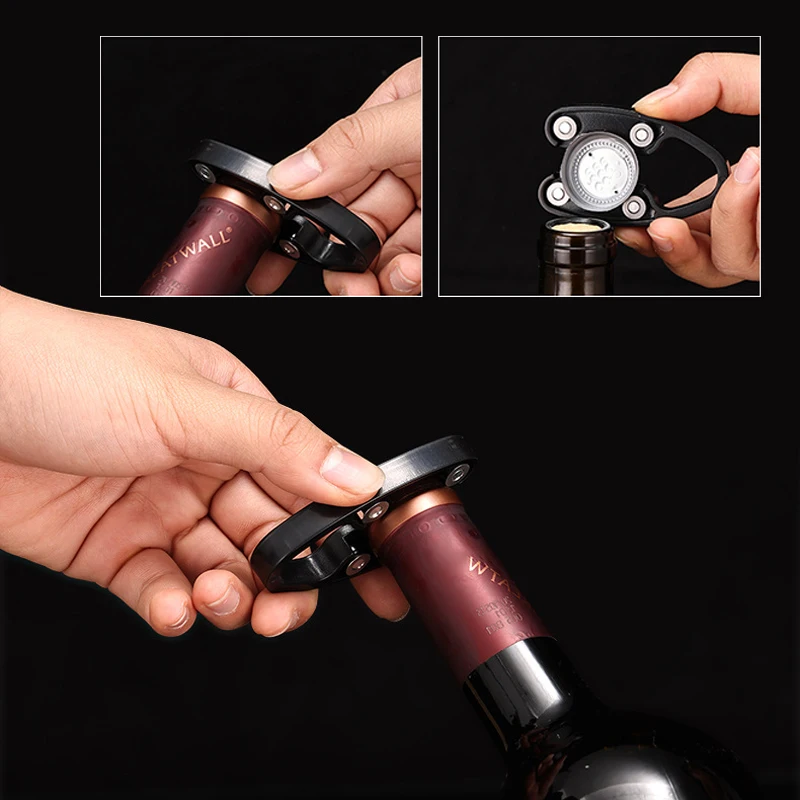 

2025 New Bottle Foil Cutter Bottle Cap Paper Cutter Black/Silver Bottle Foil Remover Handheld Wine Openers