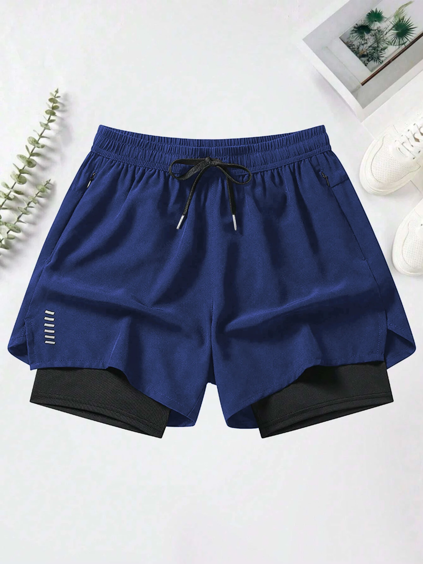 

Лето 2023, новые спортивные короткие мужские легкие и полевые летние быстросохнущие спортивные мужские брюки из двух частей с внутренней подкладкой