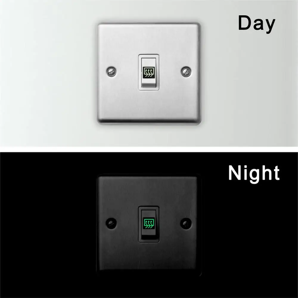 สติกเกอร์ติดรถยนต์สำหรับปุ่มคนขับมือใหม่ลายสัตว์เลี้ยงกันน้ำกันลื่นสติกเกอร์รถสวิตช์เปล่งแสง