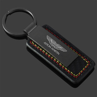 Car 3 color Keychain Logo Key Ring Chain Pendant Gift For Aston Martin V8 Vantage VANQUISH DBX DBS DB9 DB11 RAPIDE AMR RAPIDES