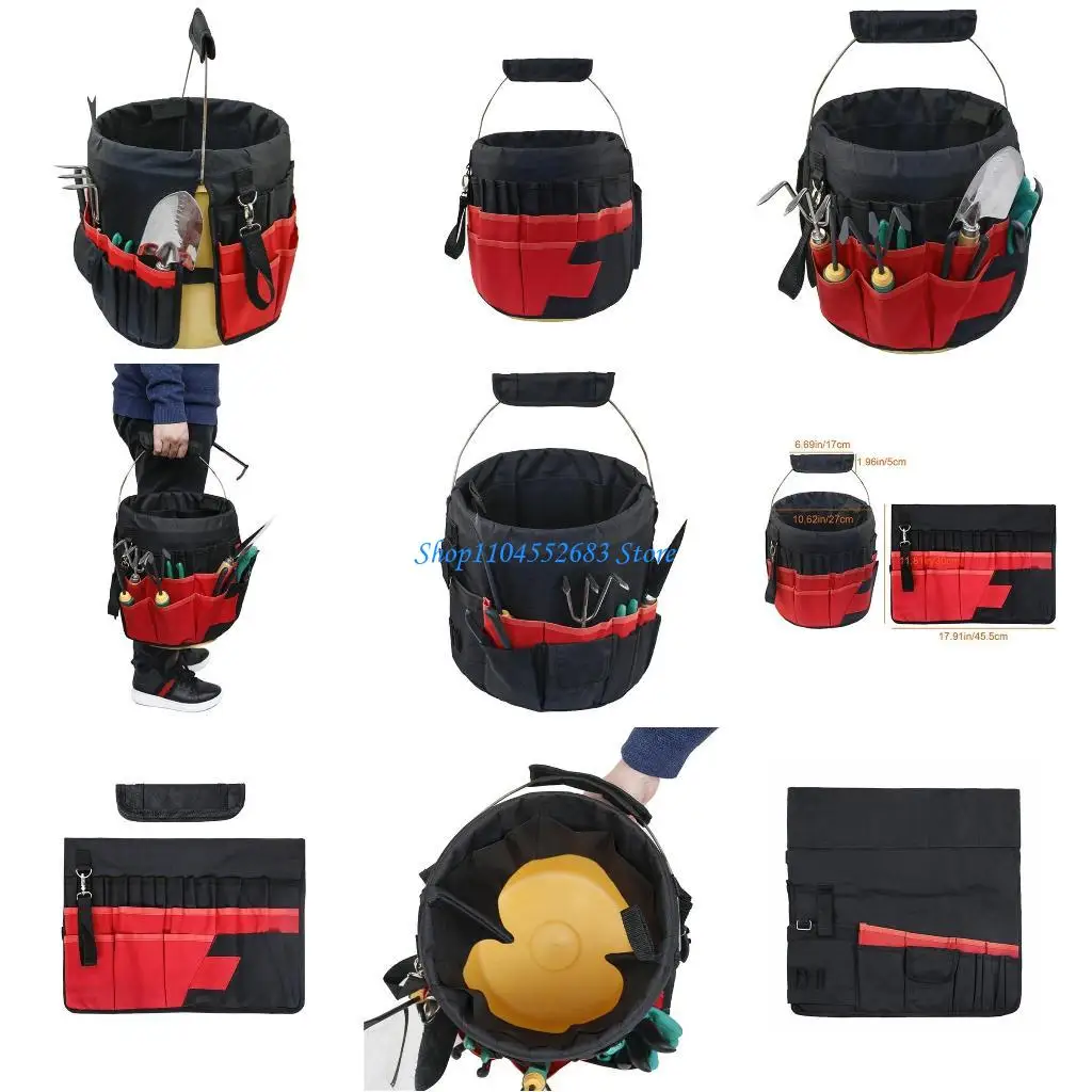 

Y6GD ведро, сумка для хранения, портативные инструменты для посадки сада большой емкости, размещение