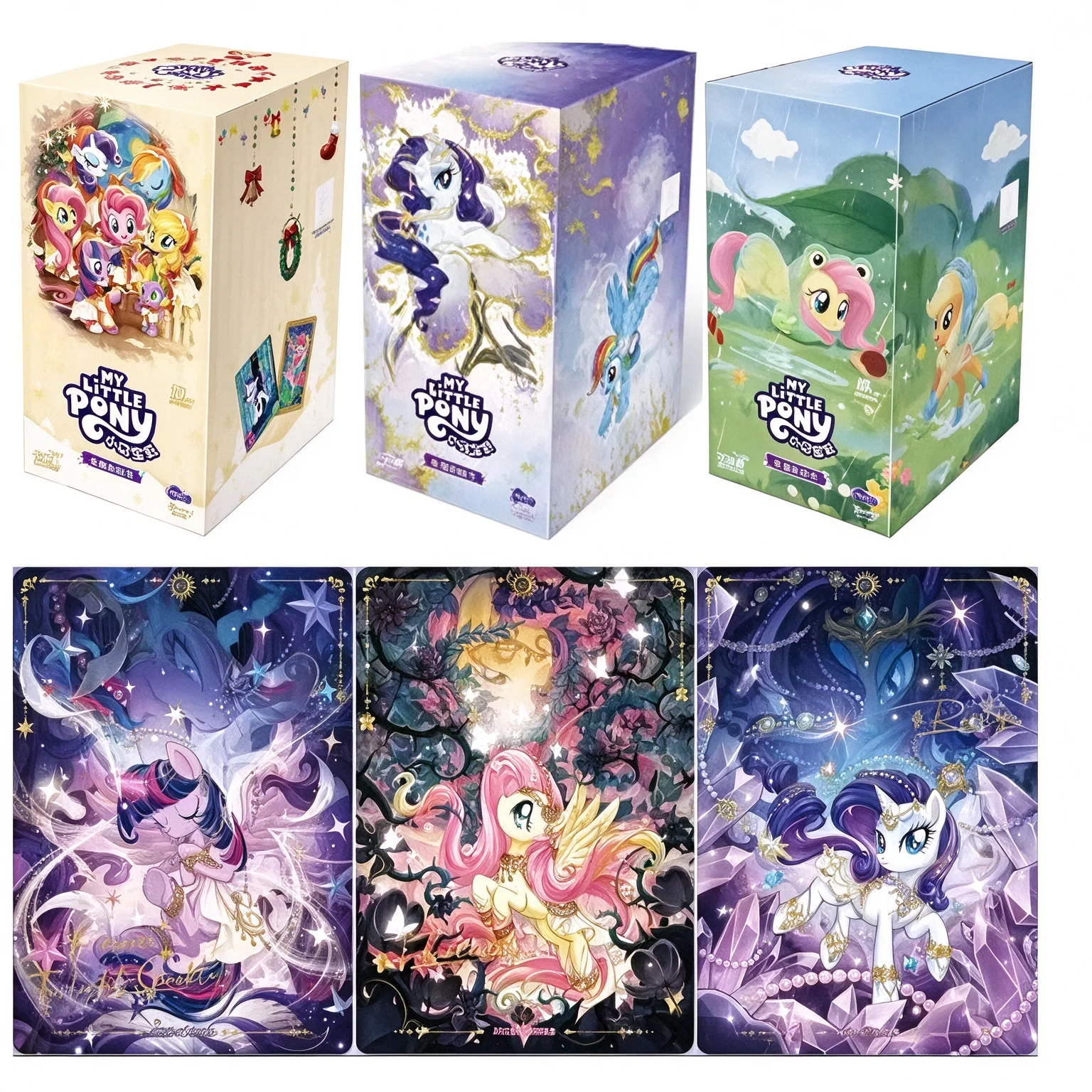 KAYOU Authentic New My Little Pony Series Collectible Cards Friendship Forever Cards Shining Moon 11 Anime Merchandise Gift