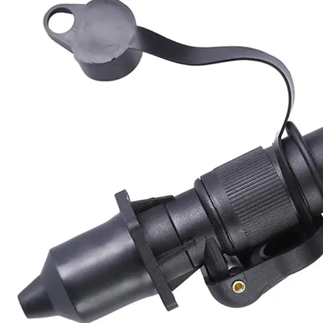 Round 3 Pole Plug-in Trailer Tractor Plug 3 Pin 12V Trailer Socket Connectors for Electrical Caravan Truck