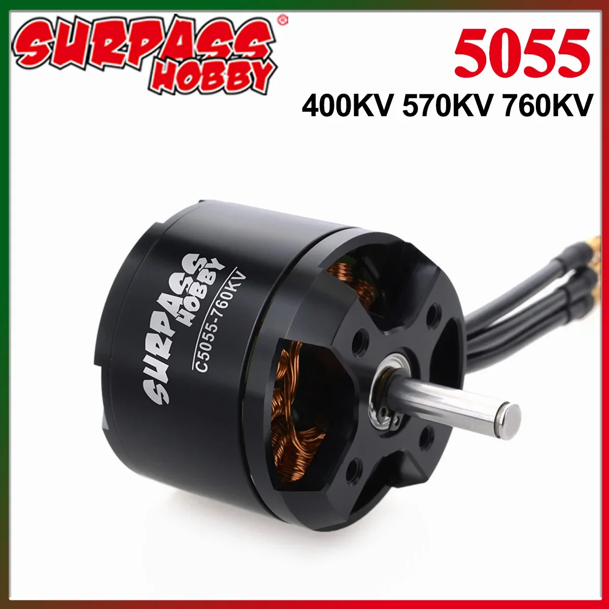 

SURPASS HOBBY C5055 400KV 570KV 760KV Brushless Motor for RC Fixed-wing Airpalne Plane Aircraft Multicopter Helicopter Drone