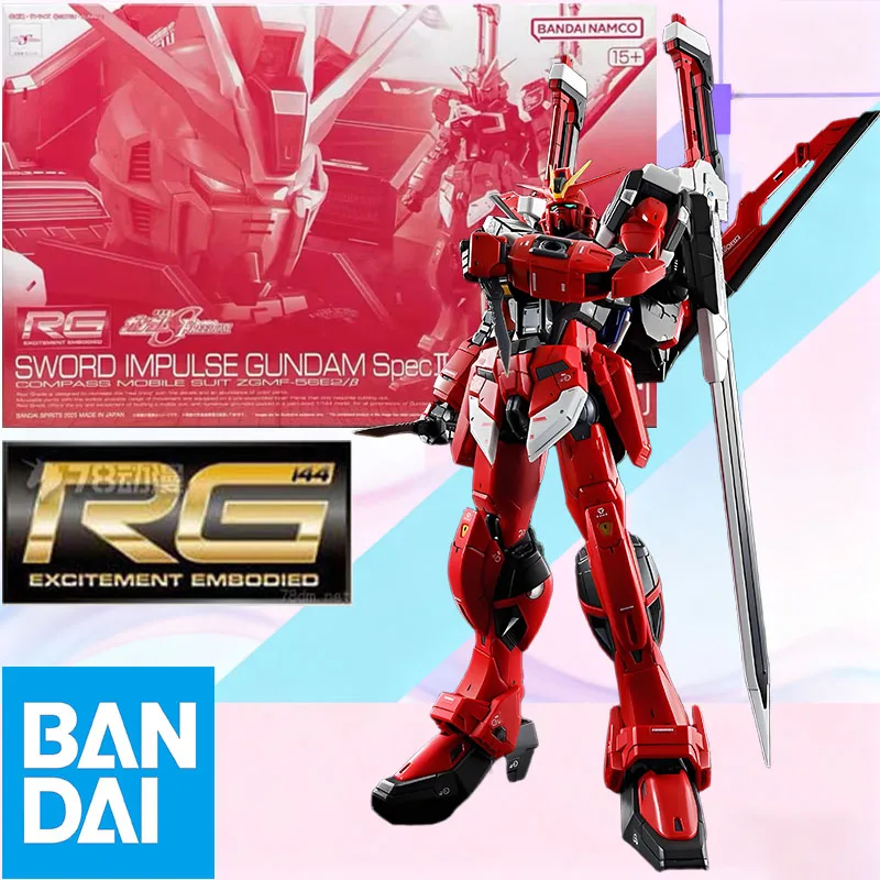 

Low price New In Stock BANDAI Original Box SWORD IMPULSE GUNDAM SREC2 Action Figure Model Toy Gift for Kid Foam Box Packaging