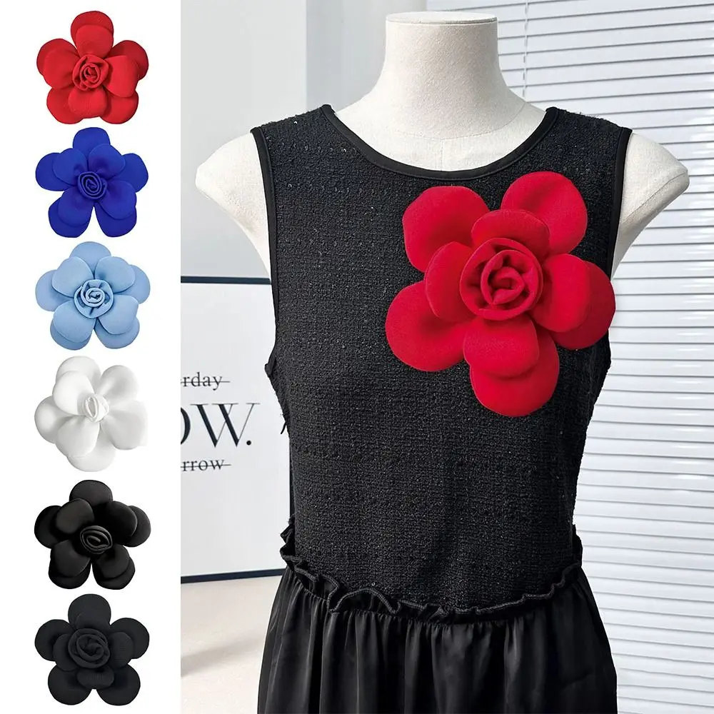 New 3D Chest Flower Large Size DIY Dress Decoration Exquisite Removable Brooch Accessories Wedding Dress Clothes Decoration