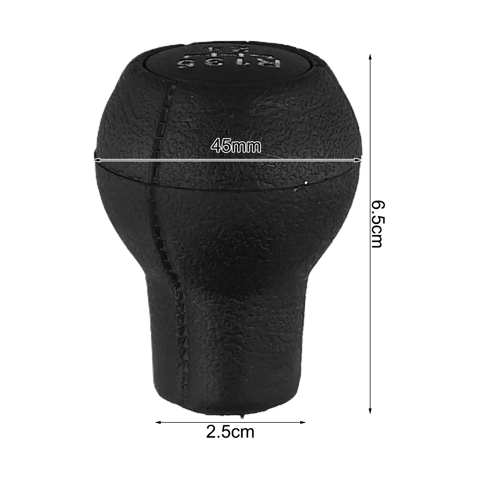 

For GOLF MK2 II For JETTA II 1985-1992 ABS Shift Knob Replacement Shifter 4.8cm 1.89in X 7cm 2.75in Sleek Black Finish