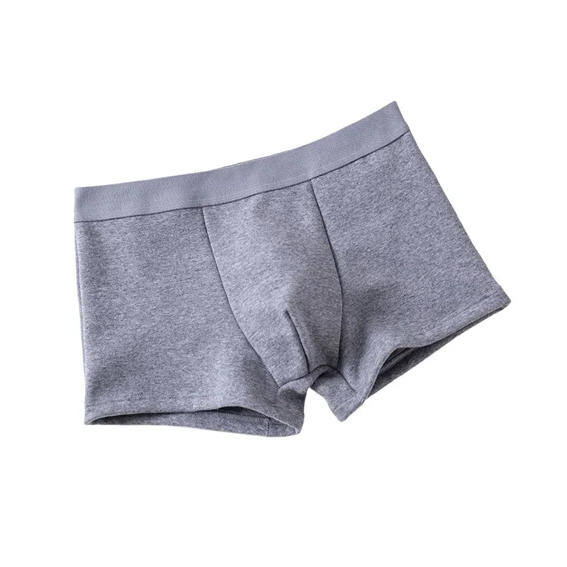 Man Thermal Underwear Keep Warm Velvet Penis Pouch Underpants Elastic Waist Shorts Panties Winter Protector Boxers Panties