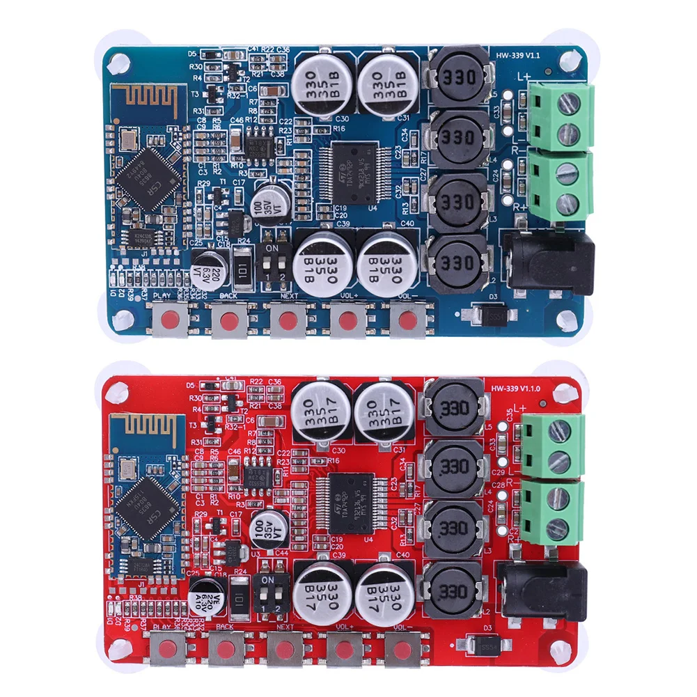 TDA7492P Audio Receiver Amplifier Board Module Parts 50W+50W Bluetooth-compatible CSR4.0 DC 8-25V for DIY Speakers