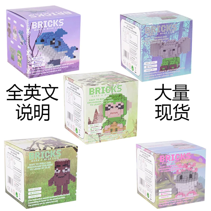 Italiaanse Brainrot Blokken Grappige Dieren Figuren Diamant 3D Model Micro Bouwstenen voor Volwassenen Kinderen Mini Bakstenen Mini Geschenken