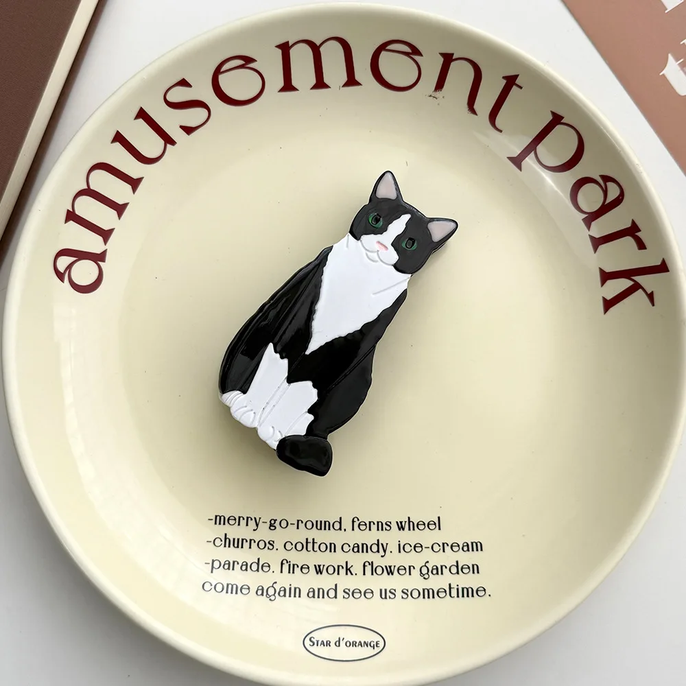 2025 جديد هريرة دبوس الشعر الإناث لطيف الحيوان حمض الخليك انتزاع كليب عودة مشبك للرأس دبوس الشعر الزخرفية القبعات القرش كليب #4