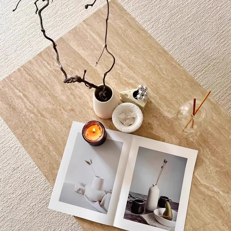 Nordic Style Simple Coffee Table Rectangle Classic Acrylic Design Coffee Table Elegant Premium Table Basse Moderne Furniture